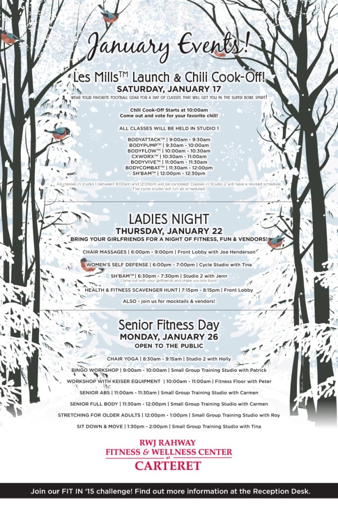 Carteret January 2015 Events