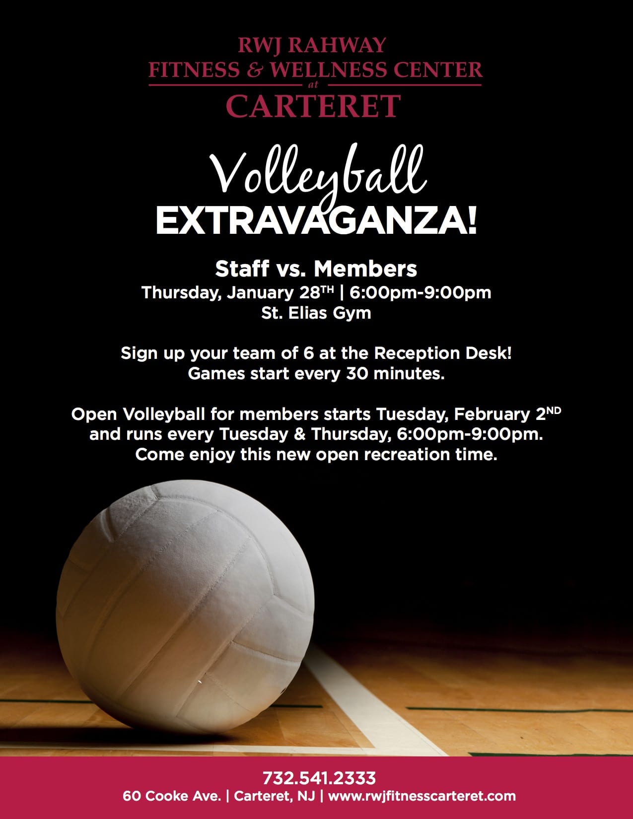 Carteret Volleyball Extravaganza January 28
